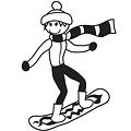 TB06. Snowboarding Teen Boy