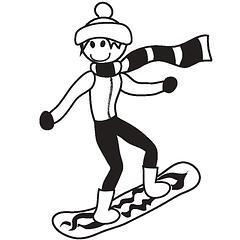 TB06. Snowboarding Teen Boy